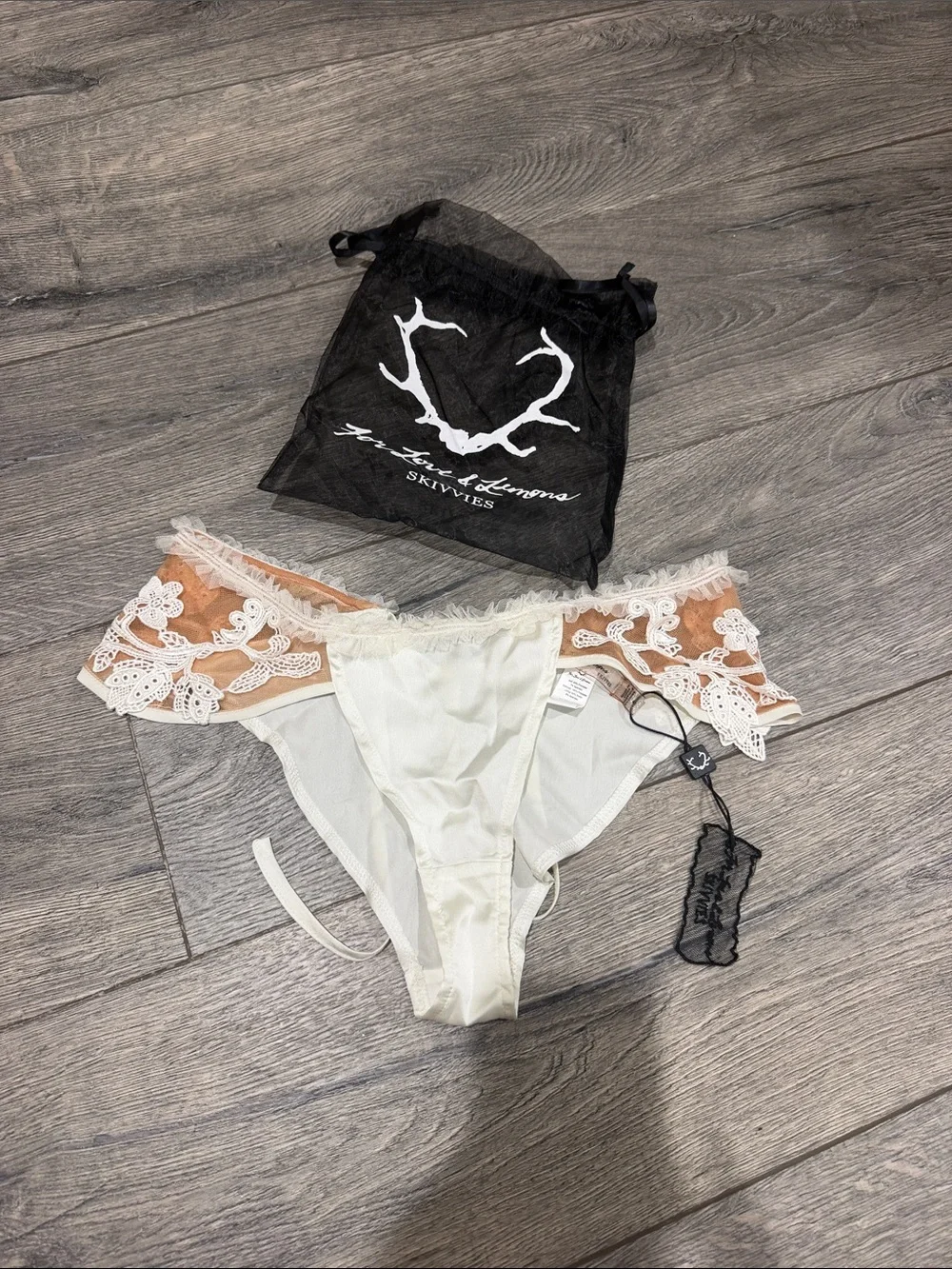 For Love And Lemons delicate ivory